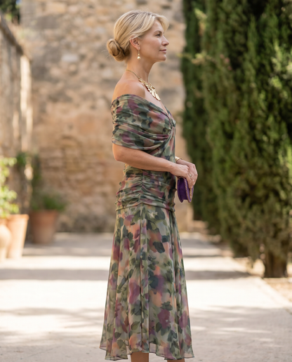 VALENTINA — Robe Maxi à Décolleté Cœur