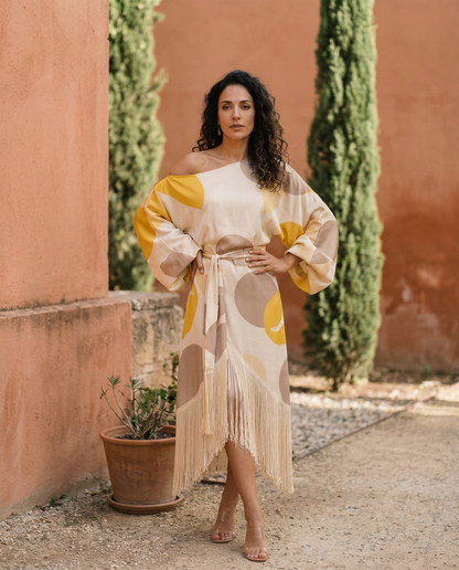 DANIELA — Ensemble Deux Pièces à Franges
