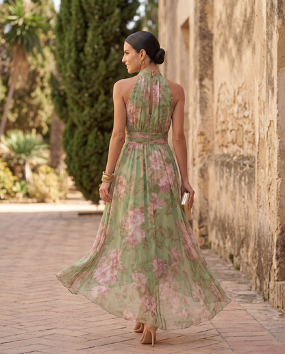 OLIVIA — Robe Midi Fluide