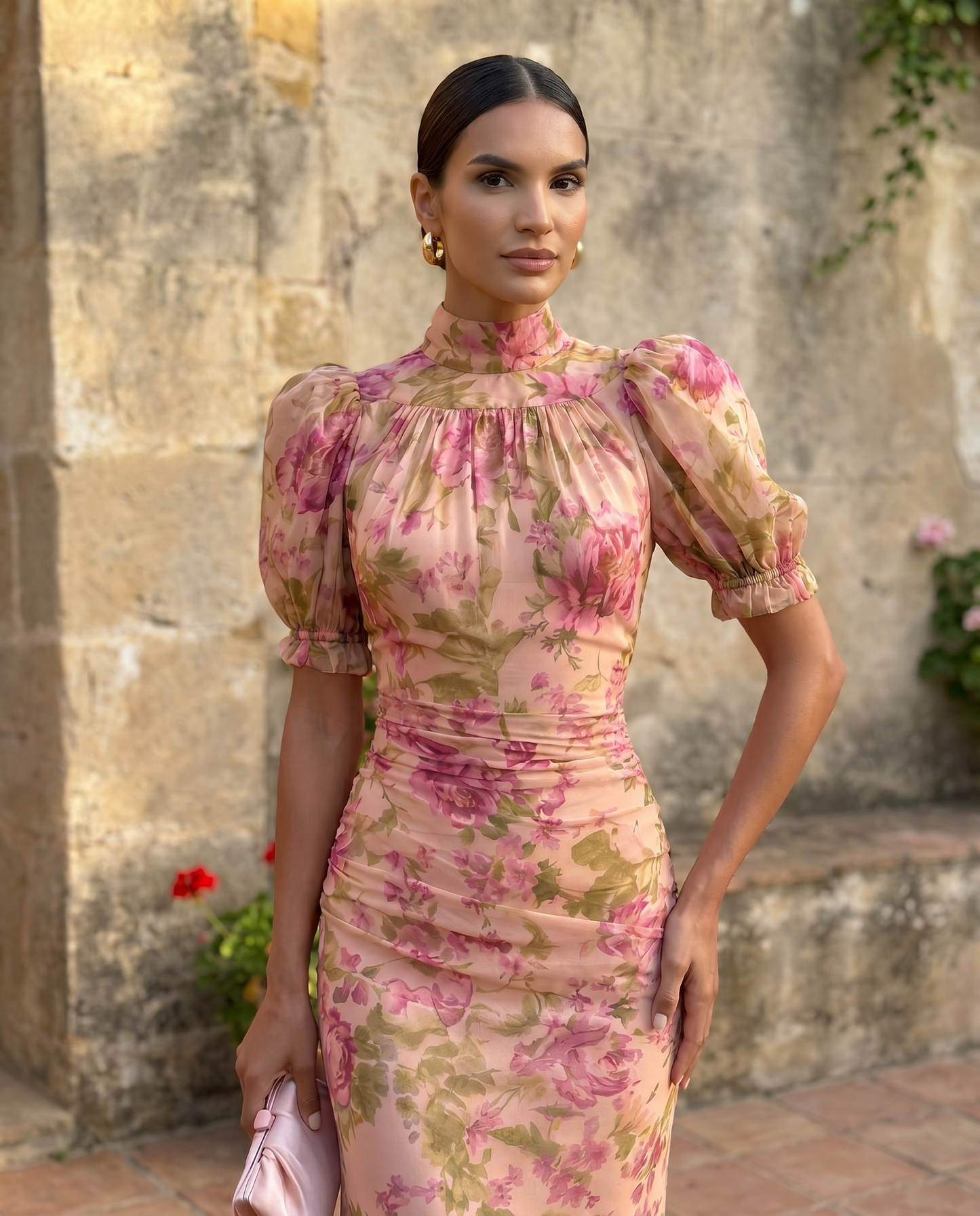 ROSARIO — Robe Florale Aquarelle
