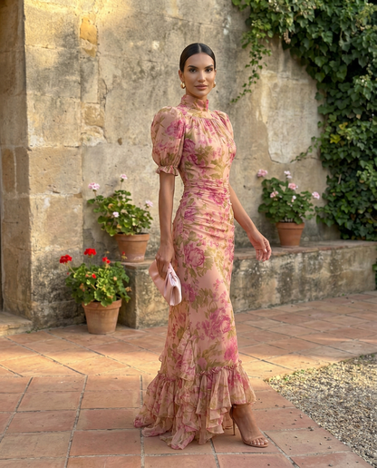 ROSARIO — Robe Florale Aquarelle