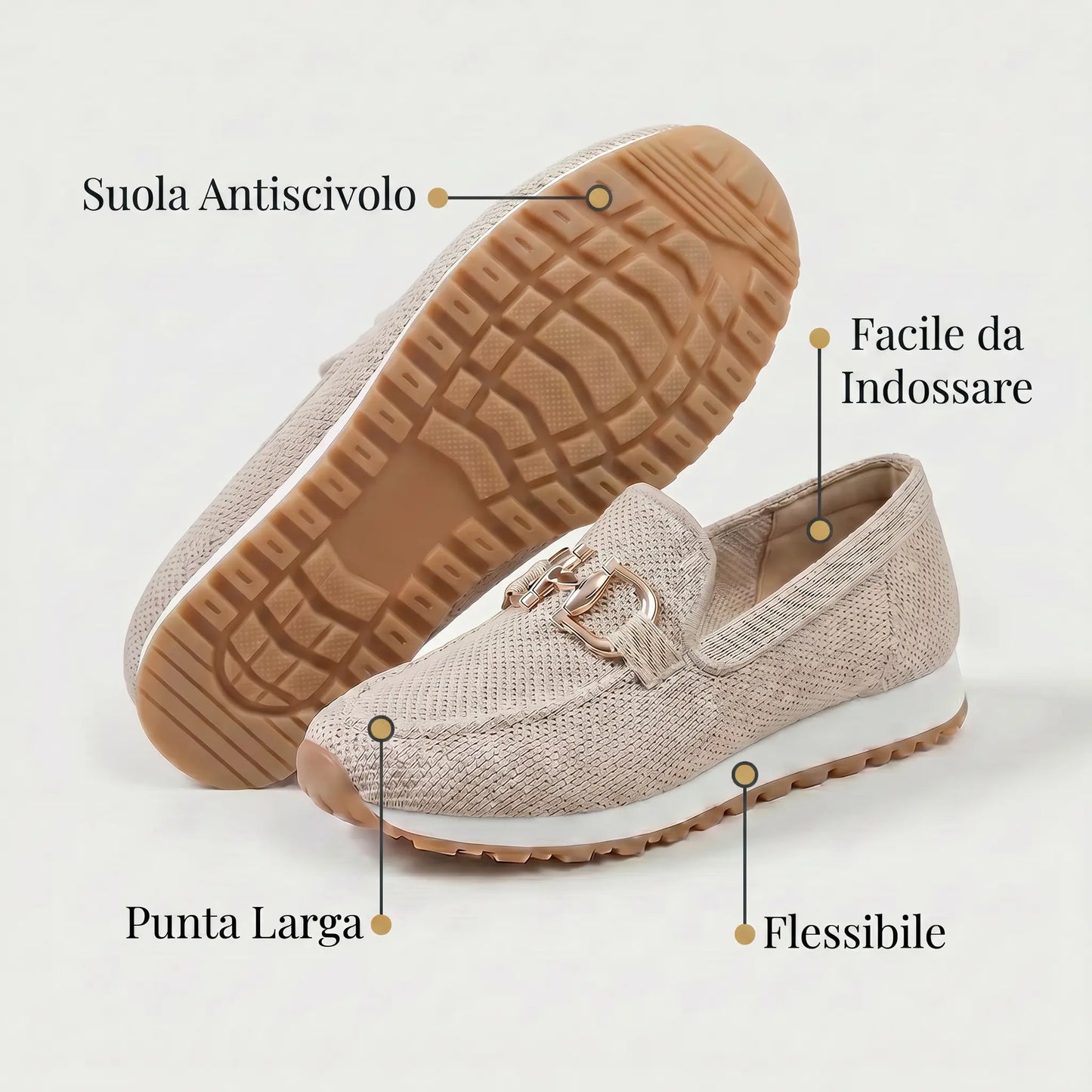 Mila | Mocassin Orthopédique Confort