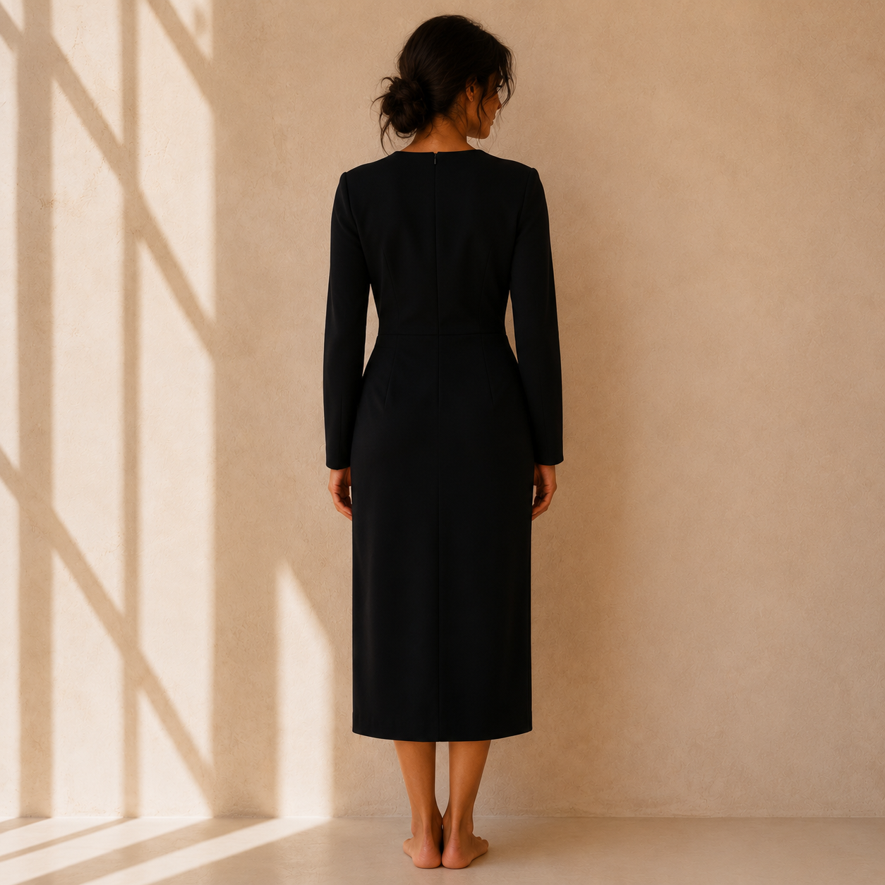 CONSTANCE — Robe Midi Boutonnée
