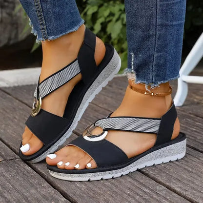 Sandales Femme — Mules Été Confortables au Design Élégant