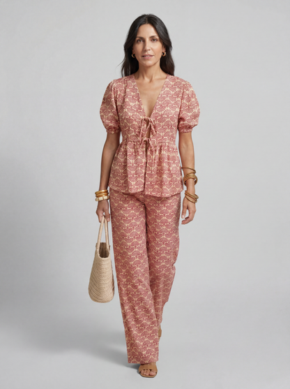 LEONOR — Ensemble Casual Chic Deux Pièces